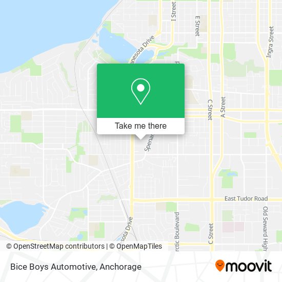 Bice Boys Automotive map