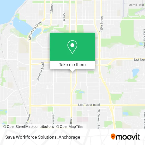 Sava Workforce Solutions map