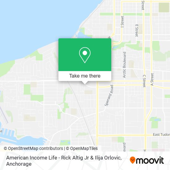 American Income Life - Rick Altig Jr & Ilija Orlovic map