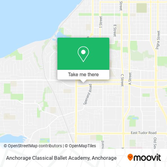 Anchorage Classical Ballet Academy map