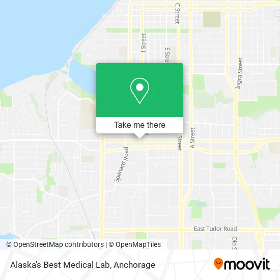 Alaska's Best Medical Lab map