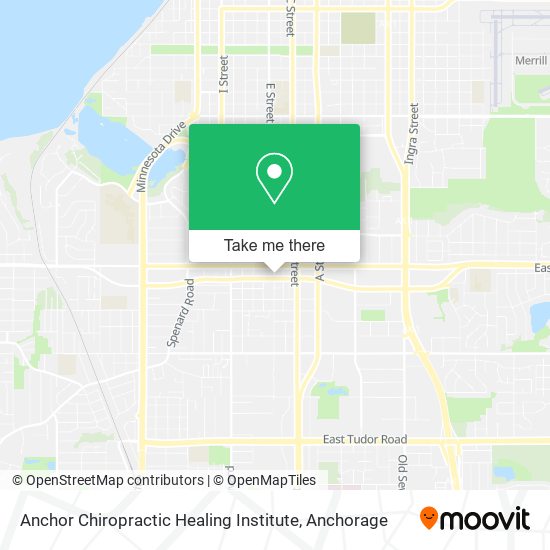 Mapa de Anchor Chiropractic Healing Institute