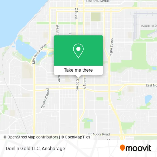 Mapa de Donlin Gold LLC