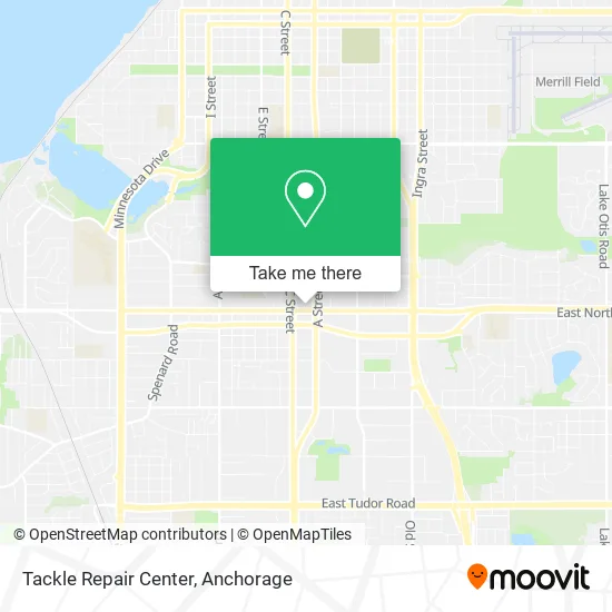 Mapa de Tackle Repair Center