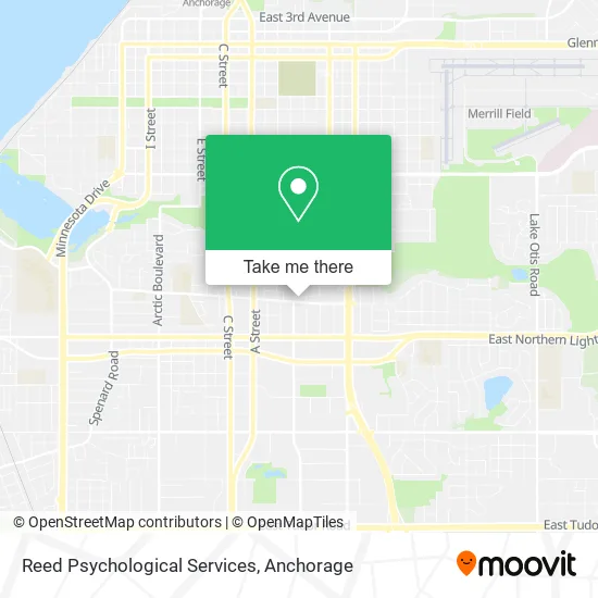Reed Psychological Services map