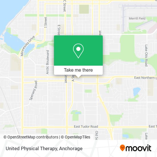 Mapa de United Physical Therapy