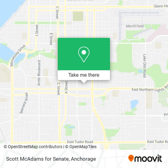 Mapa de Scott McAdams for Senate