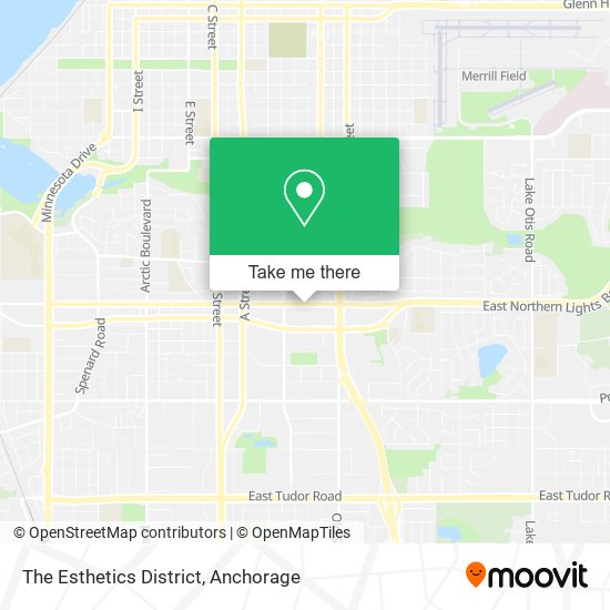 The Esthetics District map