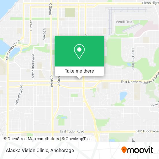 Mapa de Alaska Vision Clinic