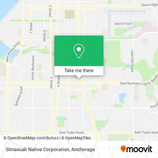 Sitnasuak Native Corporation map