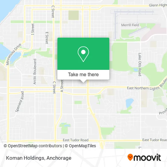 Koman Holdings map