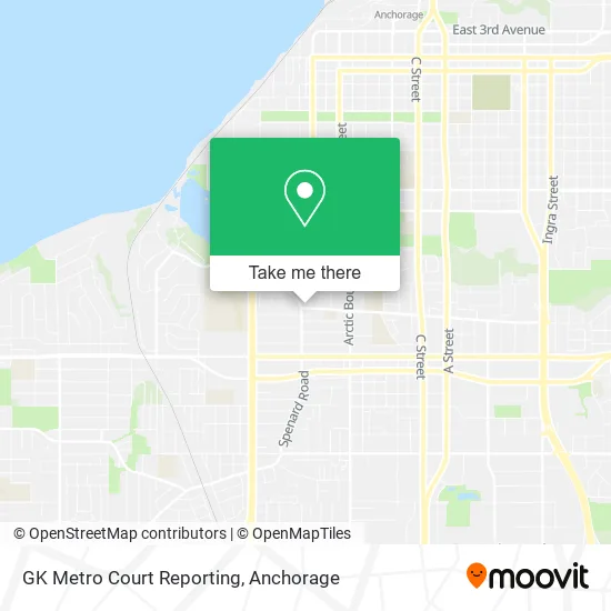 GK Metro Court Reporting map