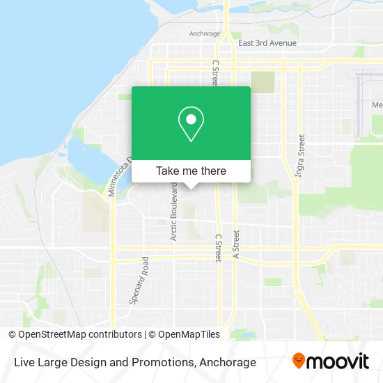 Live Large Design and Promotions map