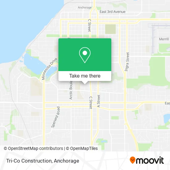 Tri-Co Construction map