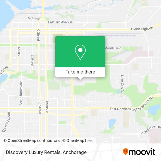 Discovery Luxury Rentals map