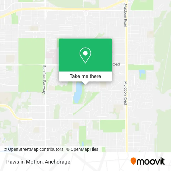 Paws in Motion map