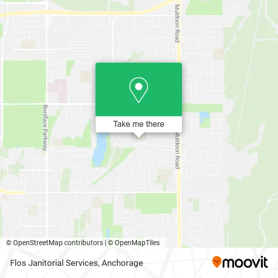Flos Janitorial Services map