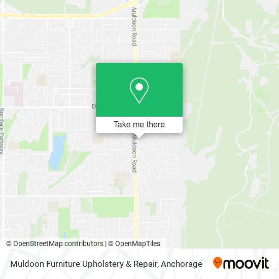 Muldoon Furniture Upholstery & Repair map