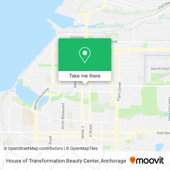 Mapa de House of Transformation Beauty Center