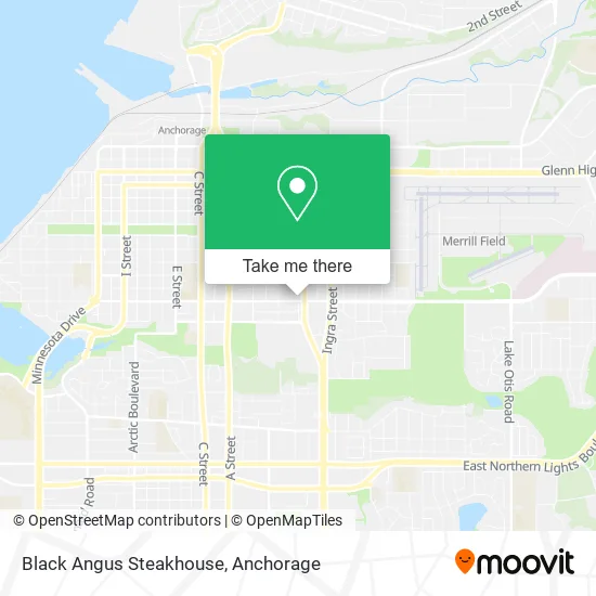 Black Angus Steakhouse map