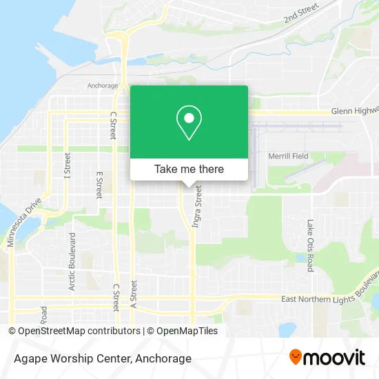 Mapa de Agape Worship Center