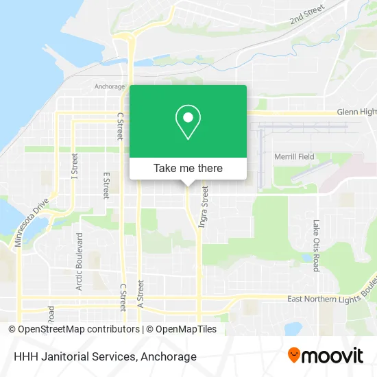 HHH Janitorial Services map