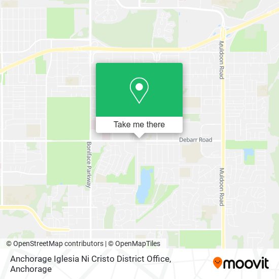 Anchorage Iglesia Ni Cristo District Office map