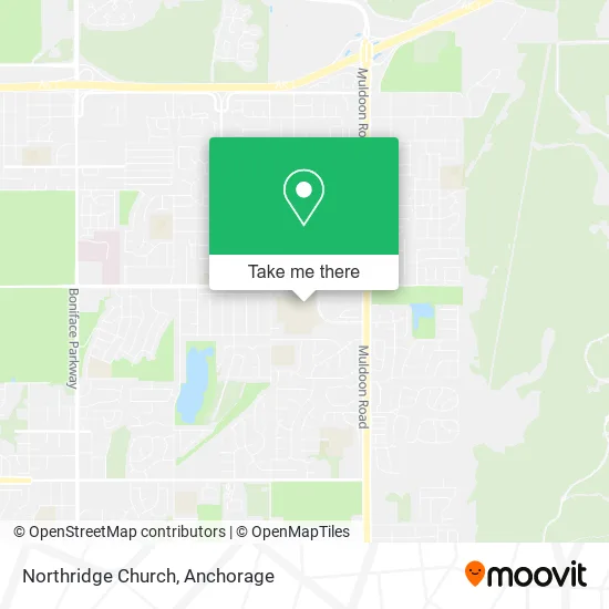 Northridge Church map