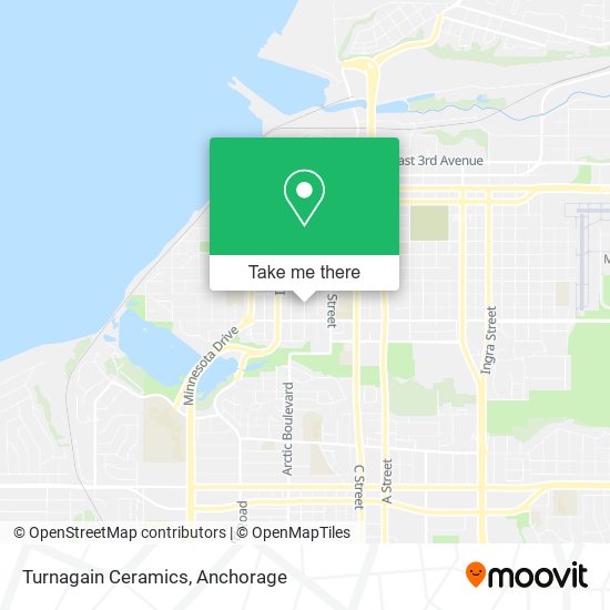 Turnagain Ceramics map