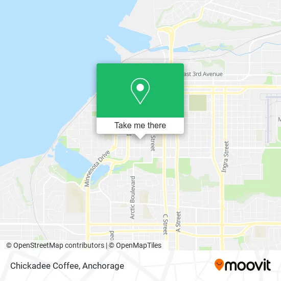 Mapa de Chickadee Coffee