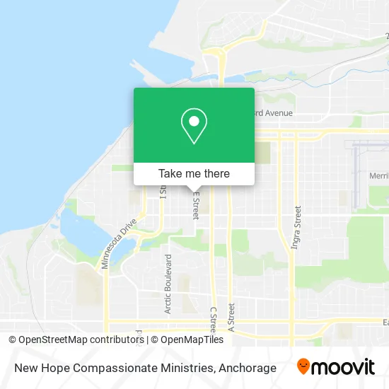 Mapa de New Hope Compassionate Ministries