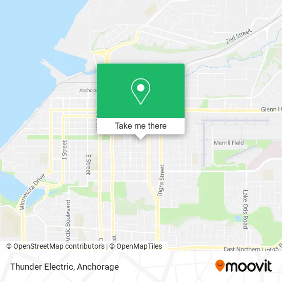 Thunder Electric map