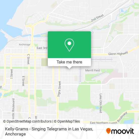 Mapa de Kelly-Grams - Singing Telegrams in Las Vegas