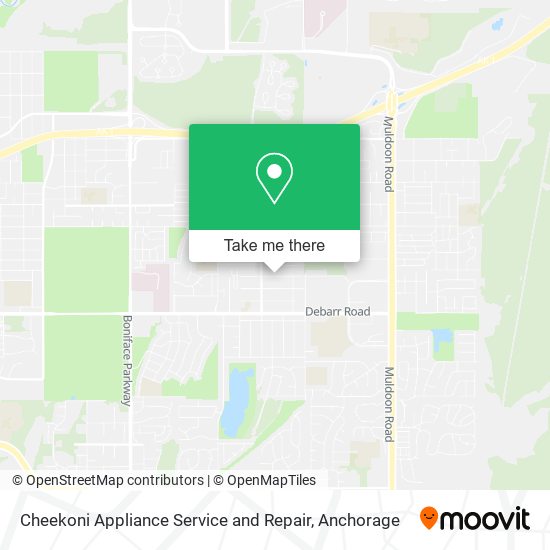 Cheekoni Appliance Service and Repair map