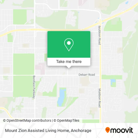 Mapa de Mount Zion Assisted Living Home
