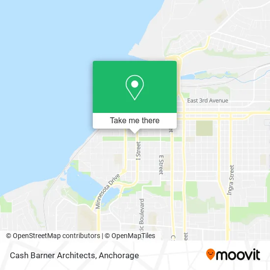 Mapa de Cash Barner Architects