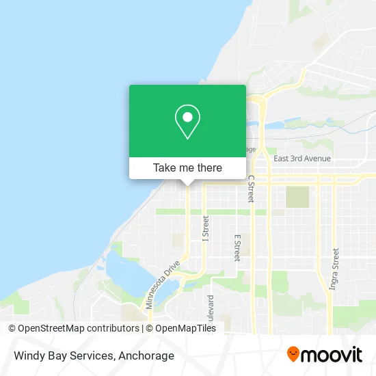 Mapa de Windy Bay Services