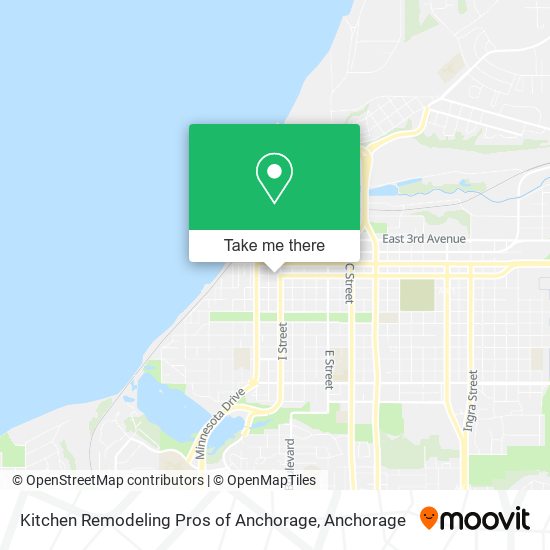 Kitchen Remodeling Pros of Anchorage map