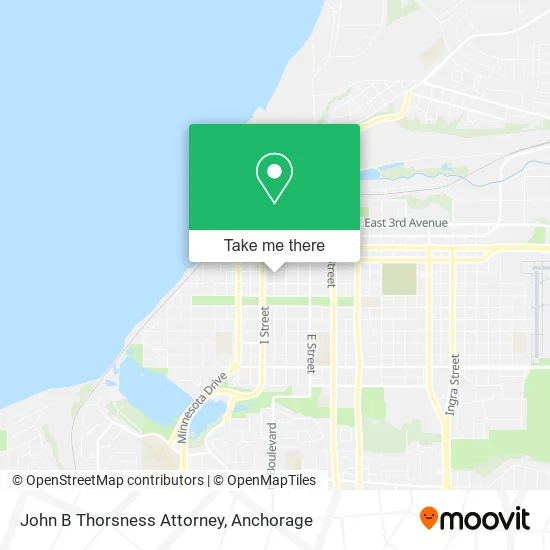 Mapa de John B Thorsness Attorney