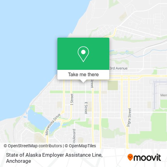 State of Alaska Employer Assistance Line map