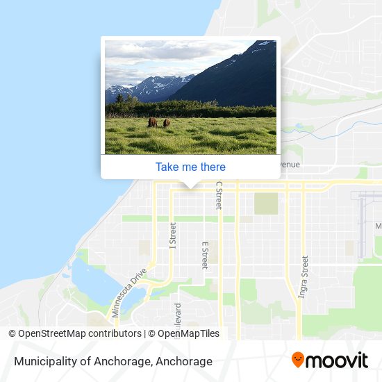 Municipality of Anchorage map