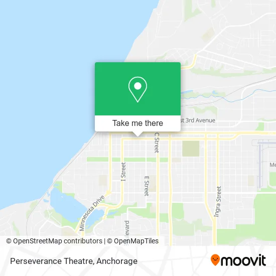 Perseverance Theatre map
