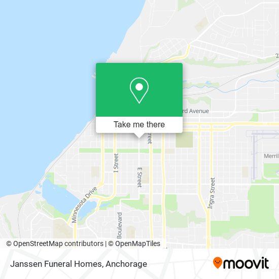 Mapa de Janssen Funeral Homes