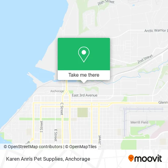 Karen Ann's Pet Supplies map