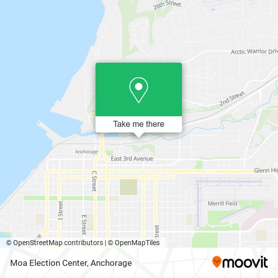 Mapa de Moa Election Center