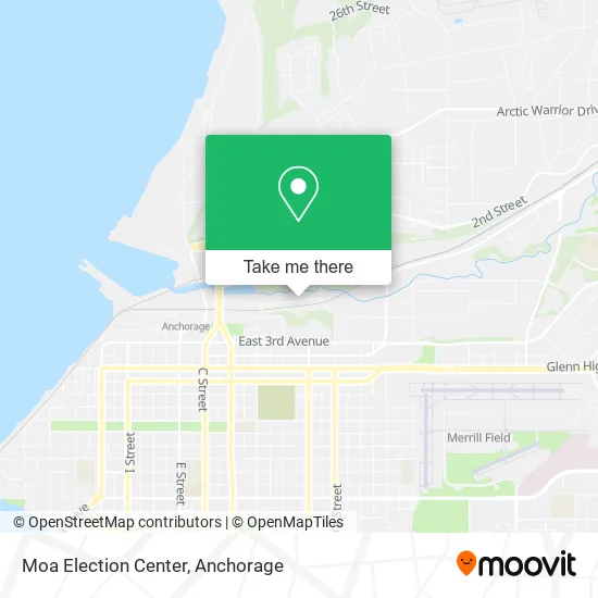 Moa Election Center map