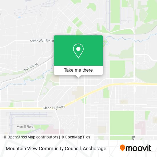 Mountain View Community Council map