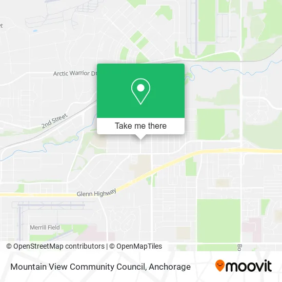 Mountain View Community Council map