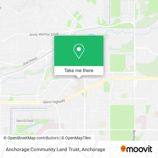 Anchorage Community Land Trust map