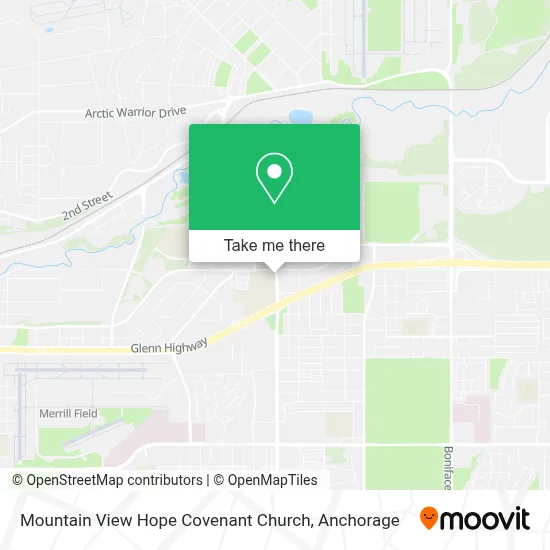 Mountain View Hope Covenant Church map